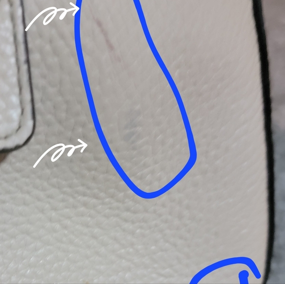 Pre-owned leather Michael Kors two handle beidge/cream satchel - Picture 14 of 16